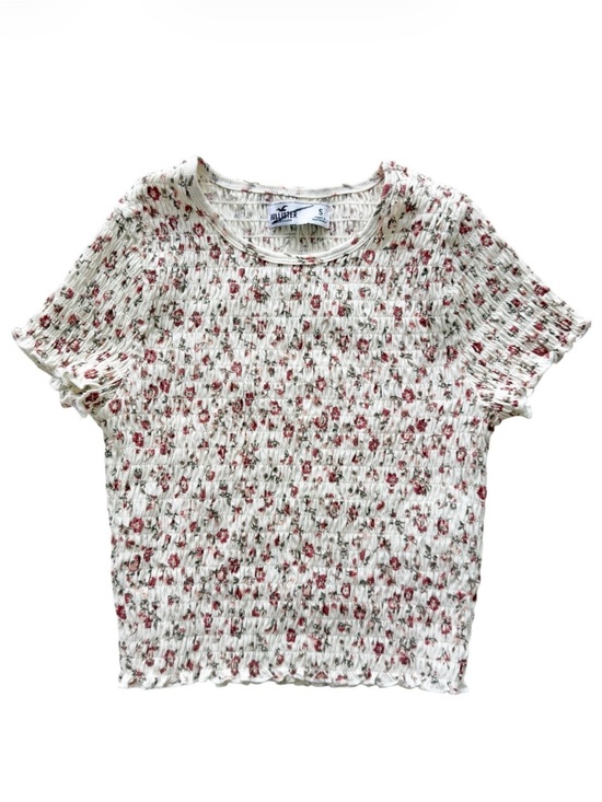 Hollister Tops - Hollister Smocked Floral Top Size Small